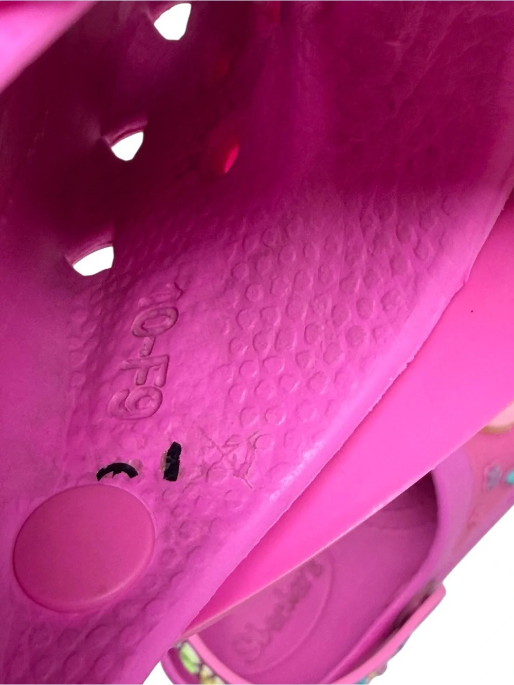 Skechers Pink Unicorn Rainbow Light Up clog style Play Shoes Girls Size 9/10